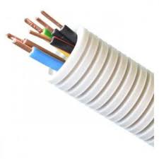 Tube annelé précâblé VOB 7G1,5mm² - Ø20mm - Rouleau 100 mètres