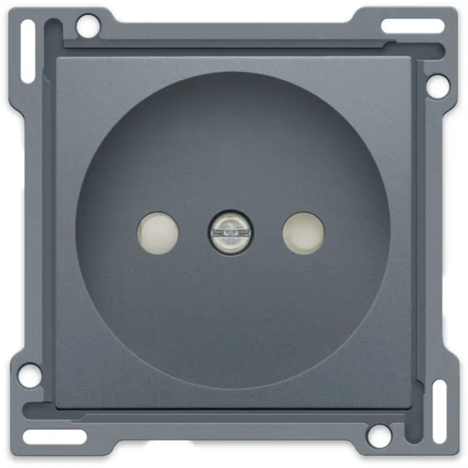 Enjoliveur prise sans terre - Steel grey coated - Niko