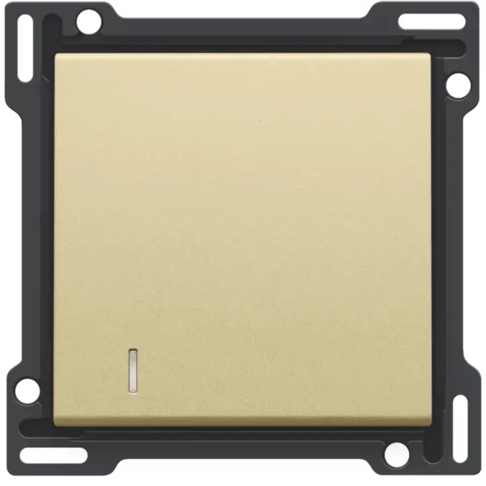 Manette simple avec témoin - Gold coated - Niko