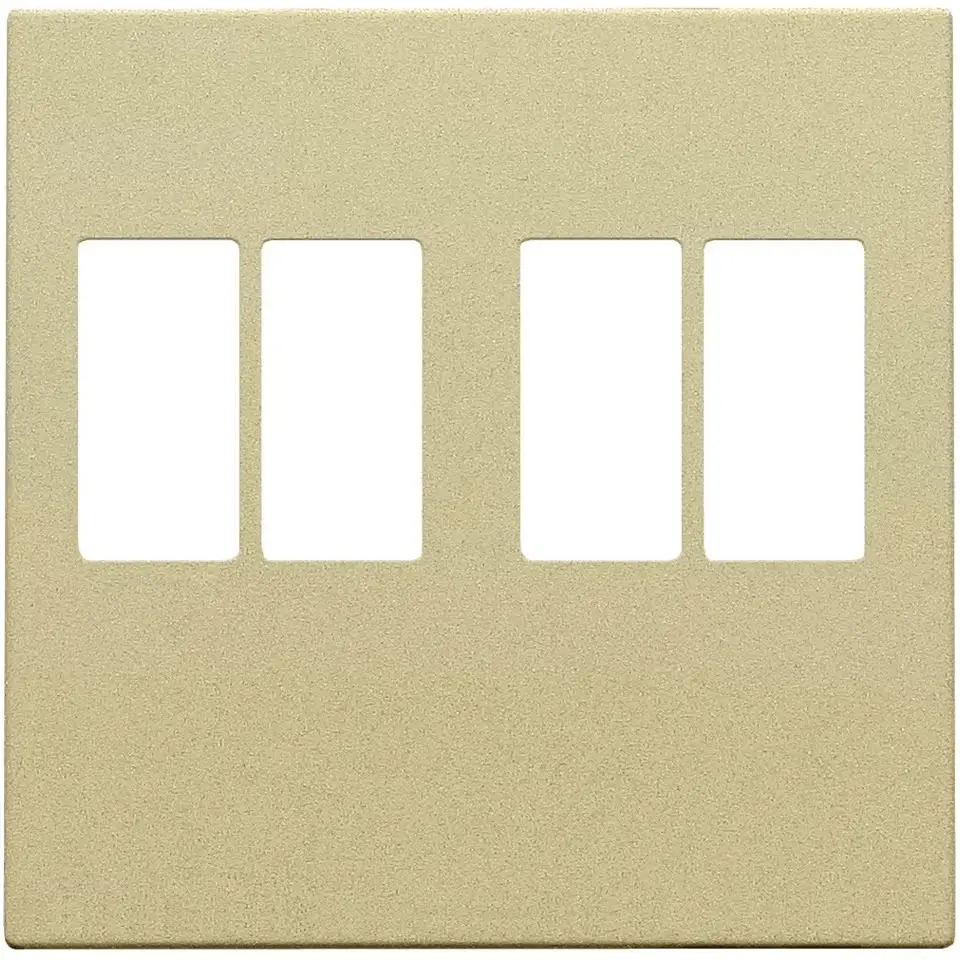Enjoliveur pour prise audio - Double - Gold coated - Niko