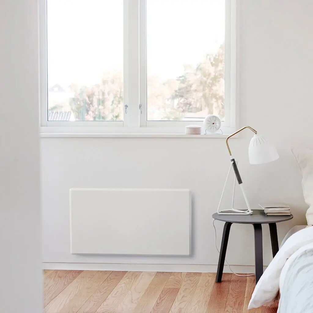 Radiateur électrique Bali - Fixe - 2.000W - 230V - Blanc - Nobo