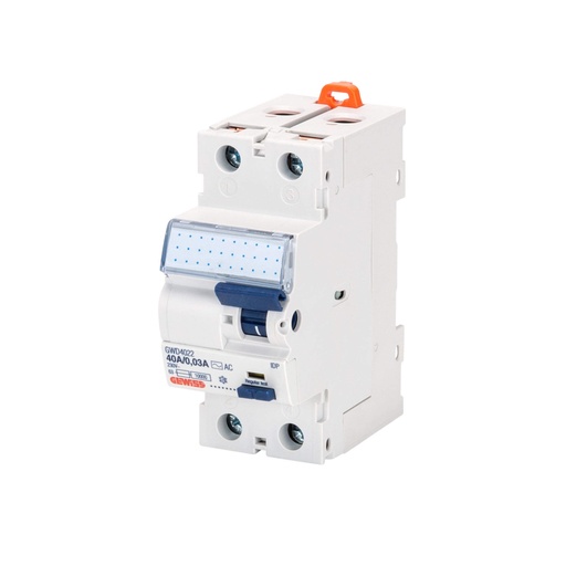 [GWD4054BE] Interrupteur différentiel 2P - 63A - 300mA - Type A - Gewiss