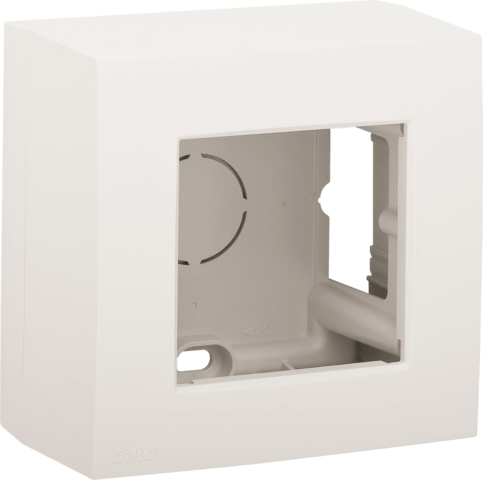 [NIK101-80100] Boîte de montage simple apparente - White - Niko