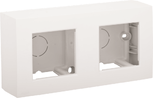 [NIK101-80200] Boîte de montage double apparente - White - Niko