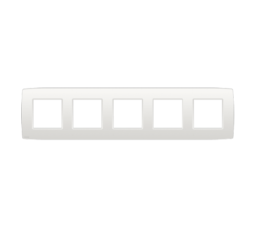 [NIK101-76005] Plaque quintuple - Entraxe 71mm - Original White - Niko