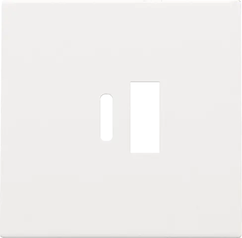 [NIK154-68002] Enjoliveur pour chargeur USB A + USB C - White coated - Niko
